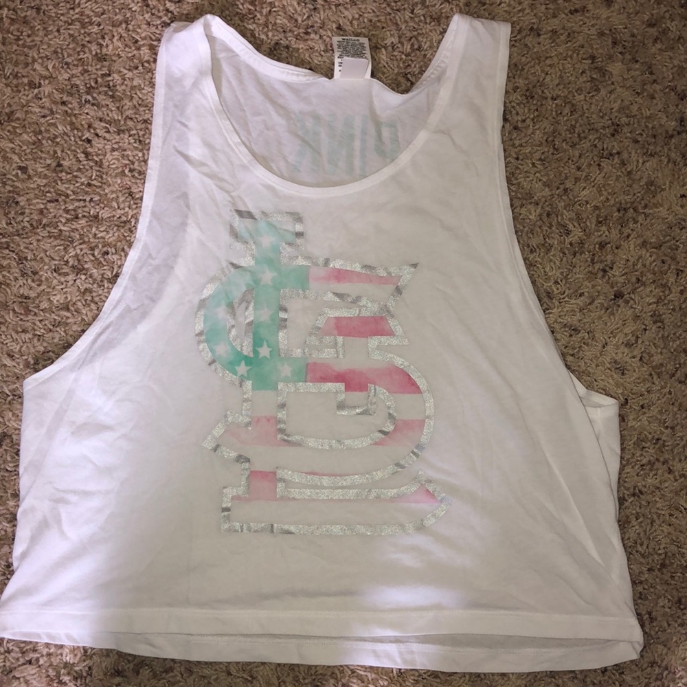 St. Louis cardinals VS PINK crop top